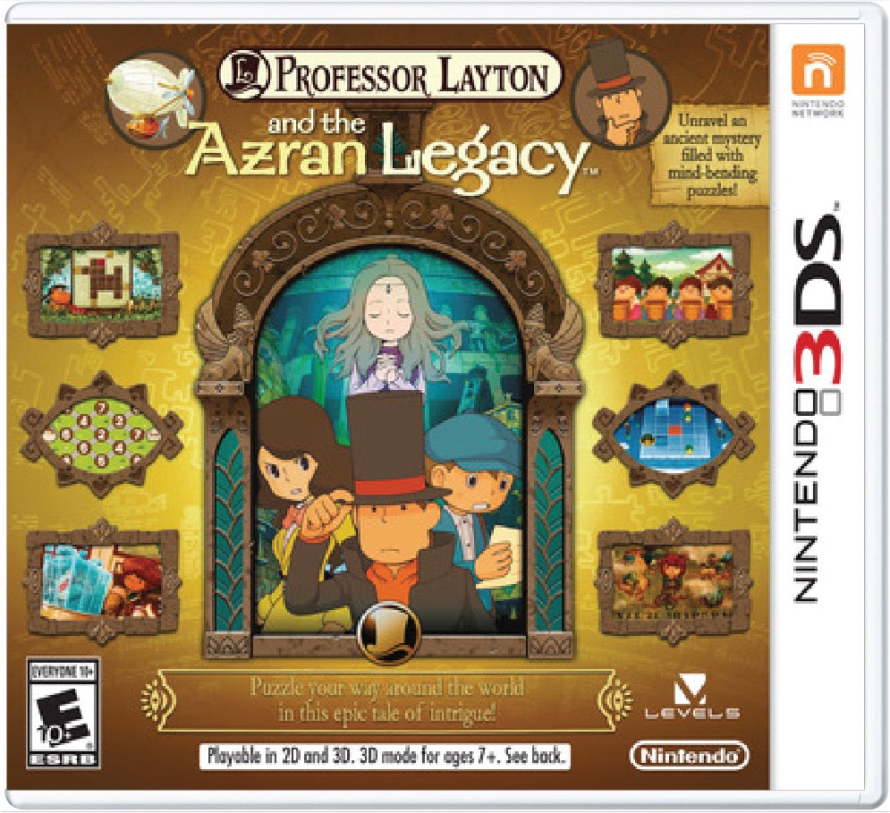 Professor Layton and the Azran Legacy Cover Art