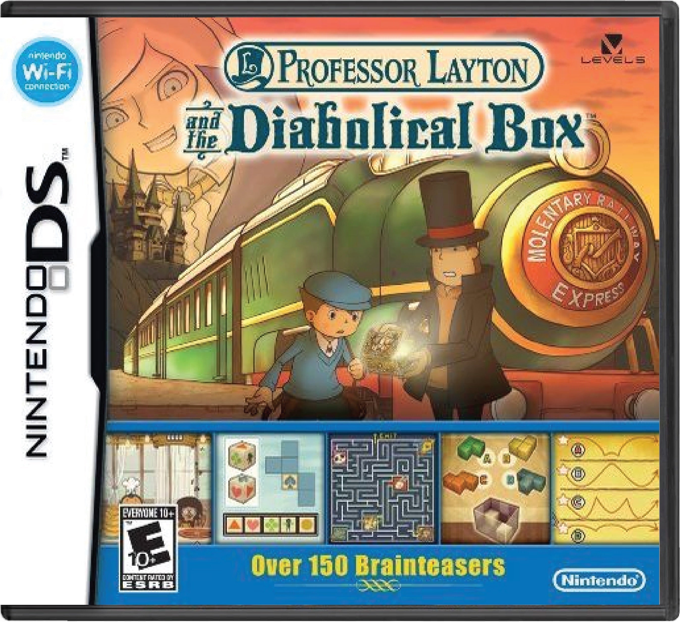Professor Layton and The Diabolical Box Cover Art