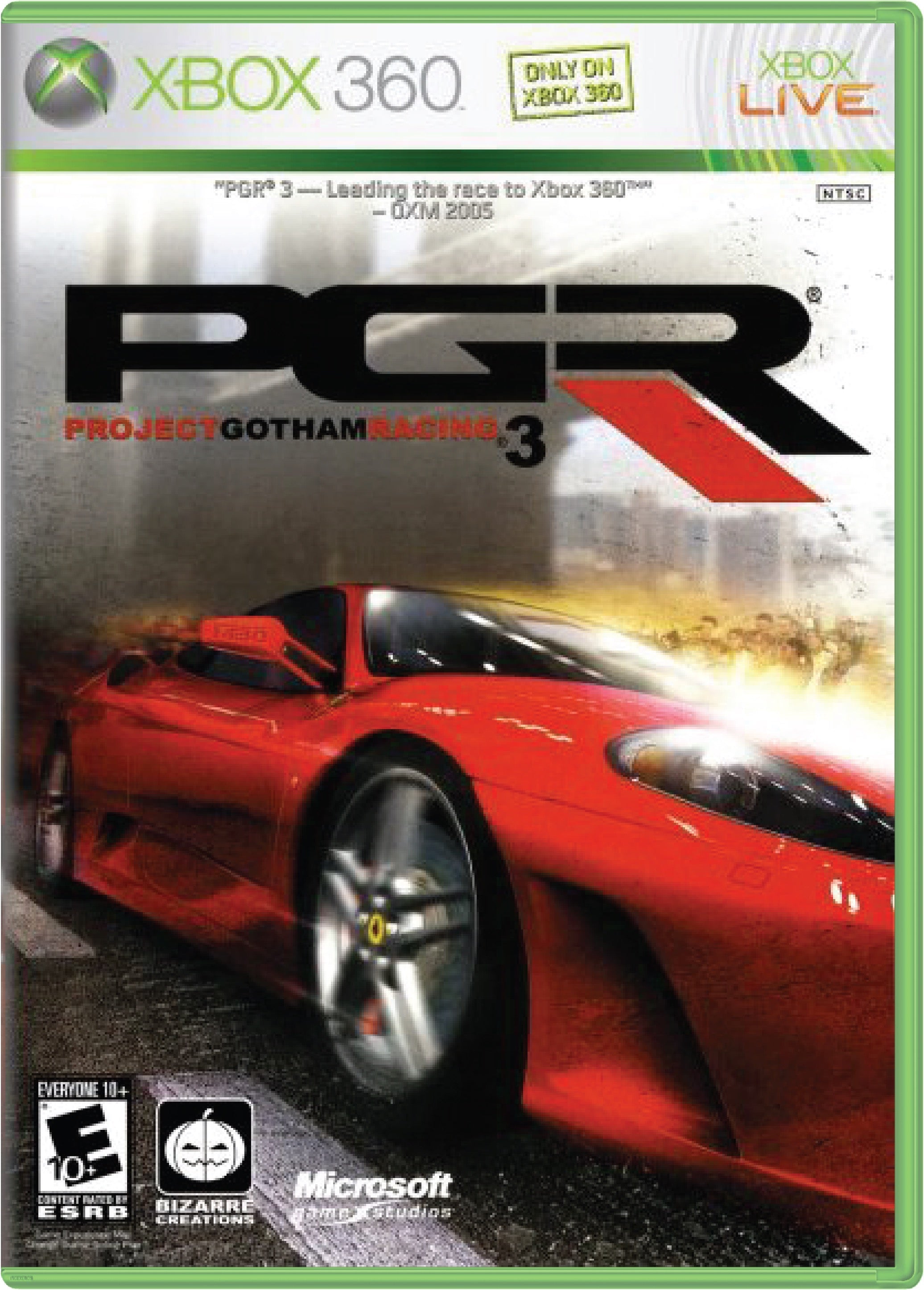 Project Gotham Racing 3 Cover Art