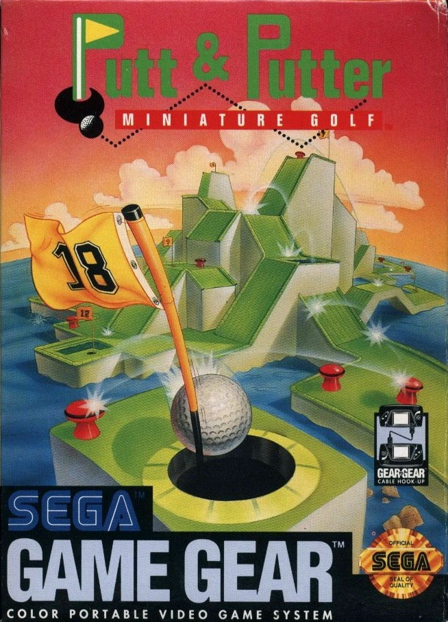Putt and Putter Miniature Golf Cover Art