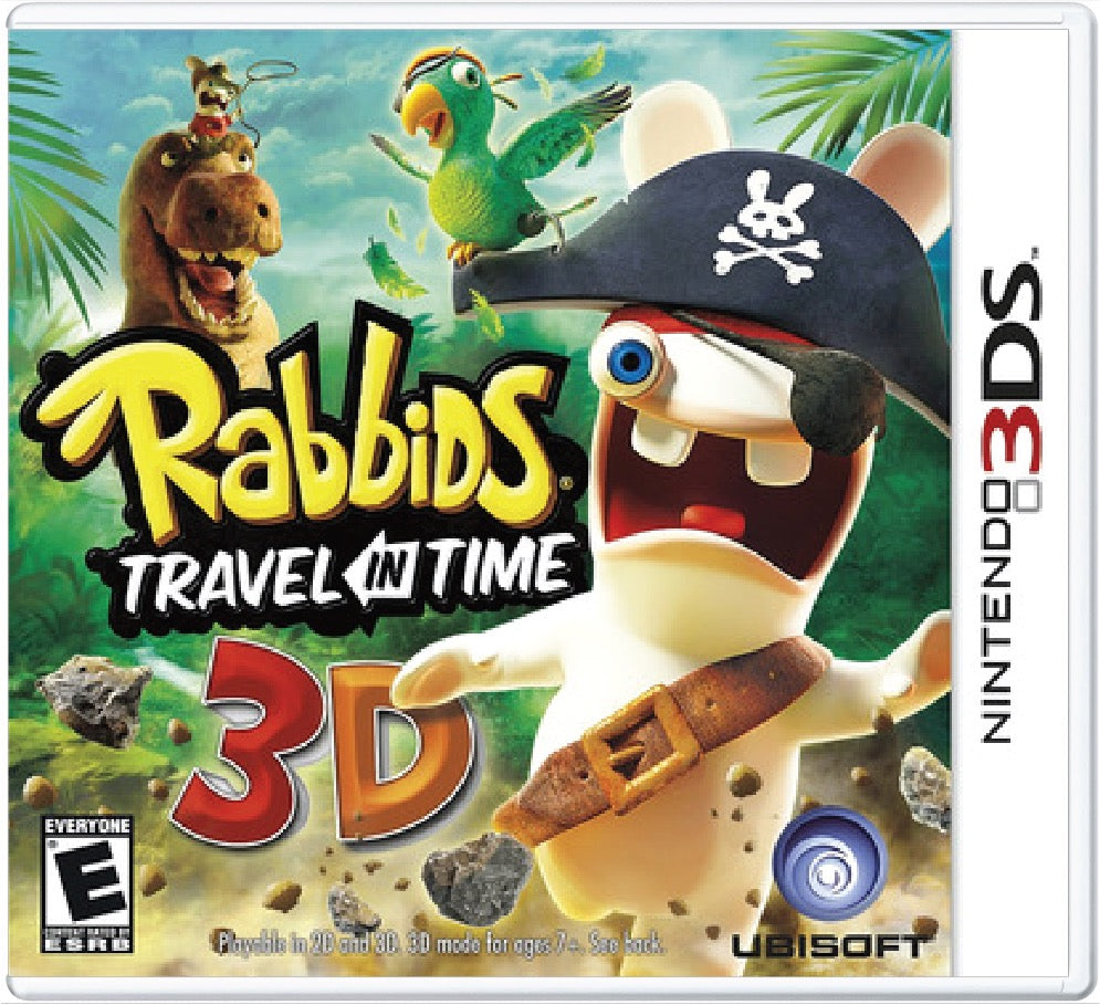 Raving Rabbids Travel in Time 3D Cover Art