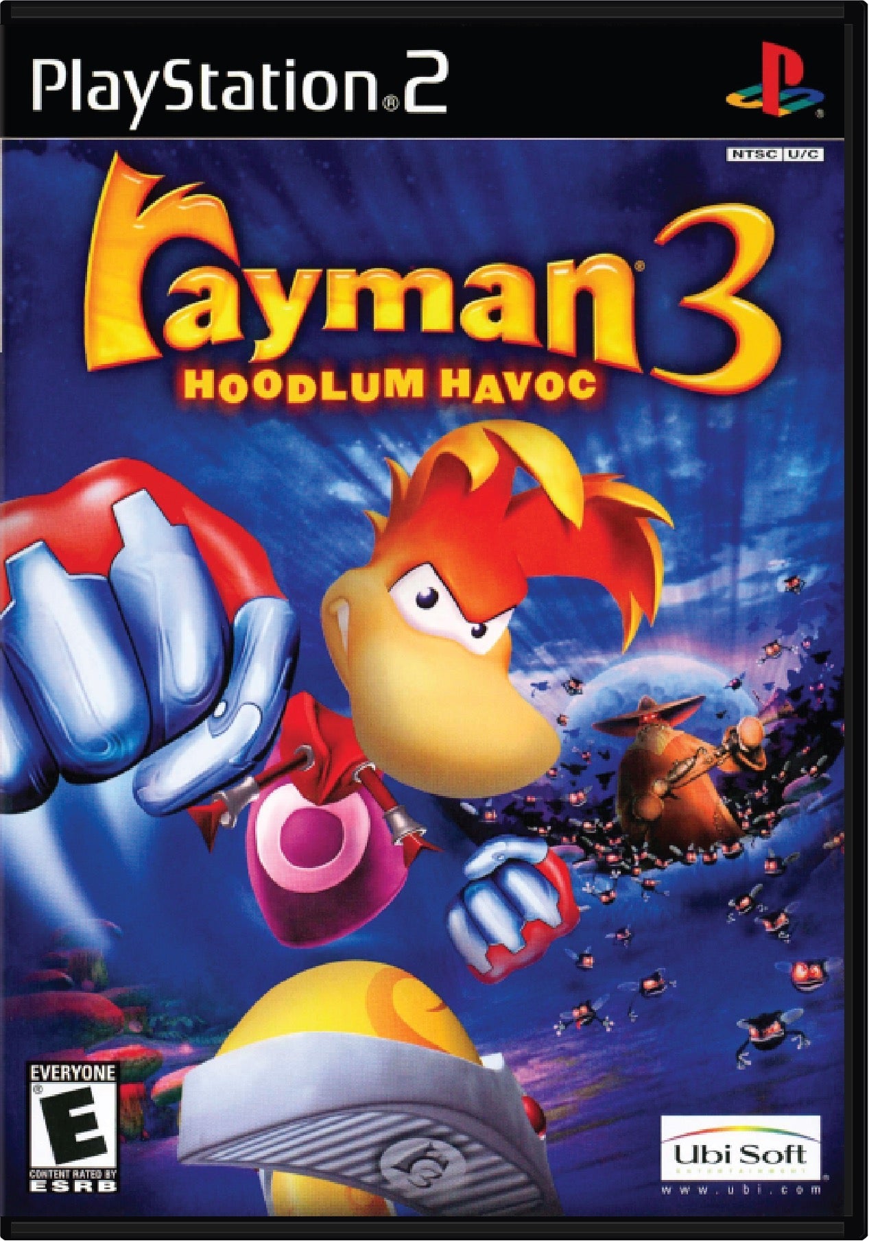 Rayman 3 Hoodlum Havoc Cover Art and Product Photo