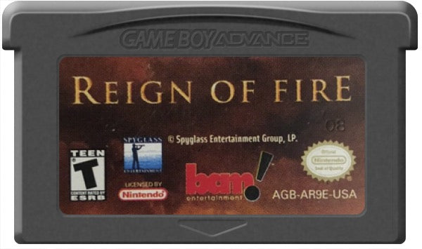 Reign of Fire Cartridge
