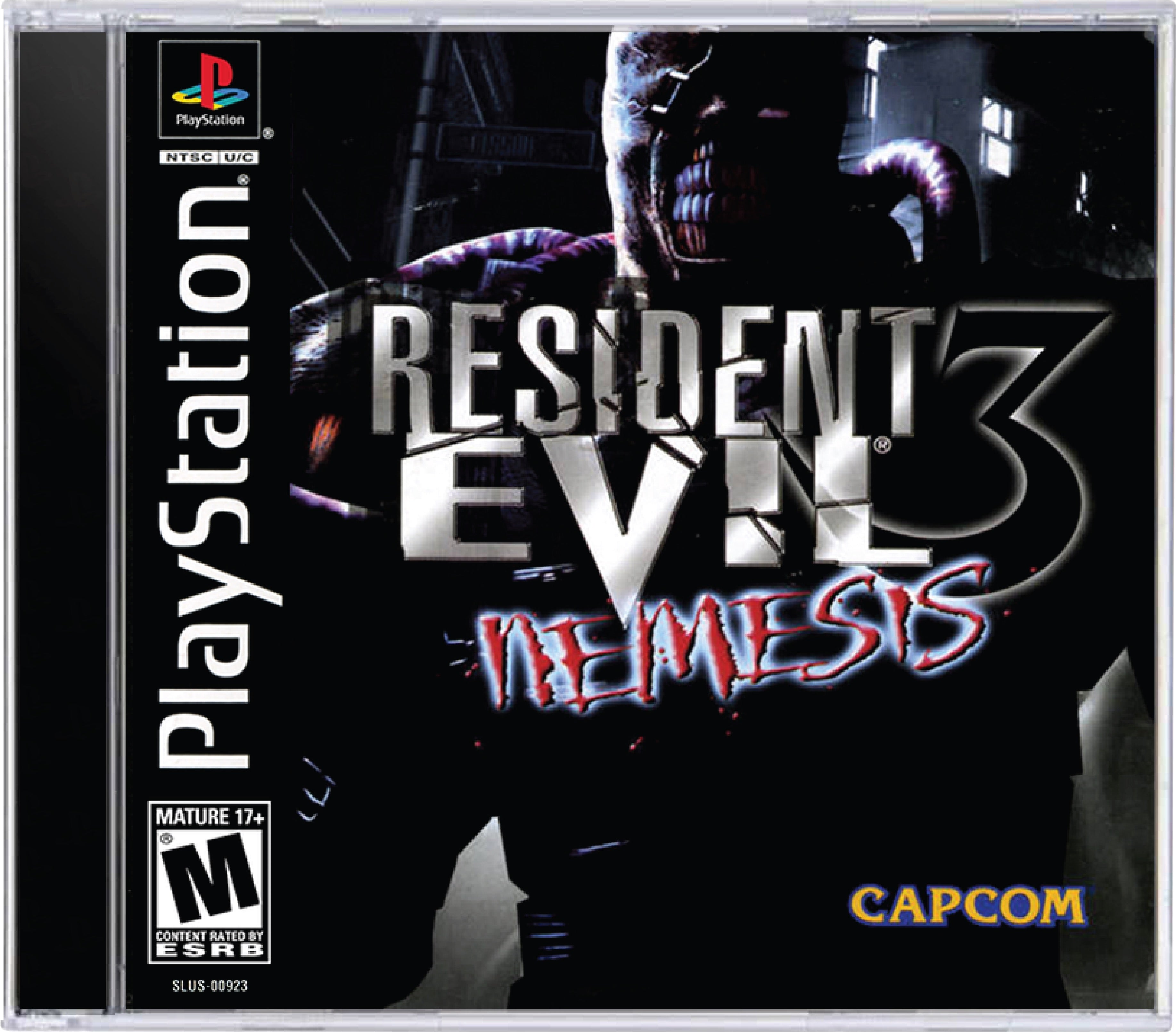 Resident Evil 3 Nemesis Cover Art and Product Photo