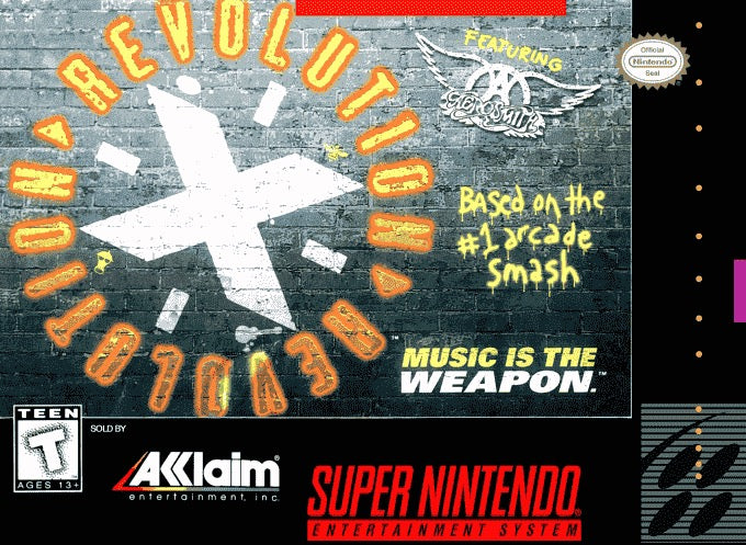Revolution X Cover Art