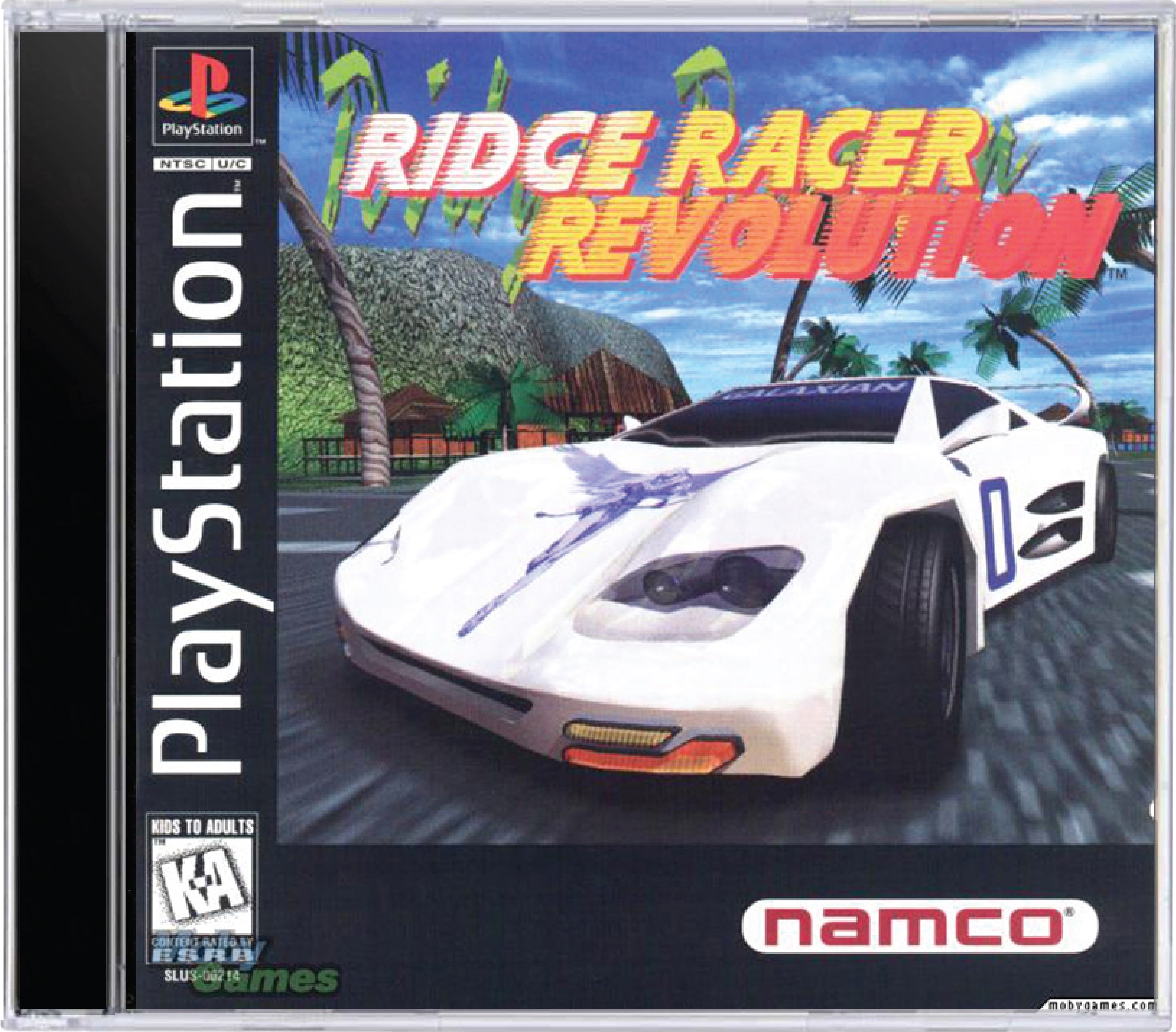 Ridge Racer Revolution Cover Art and Product Photo
