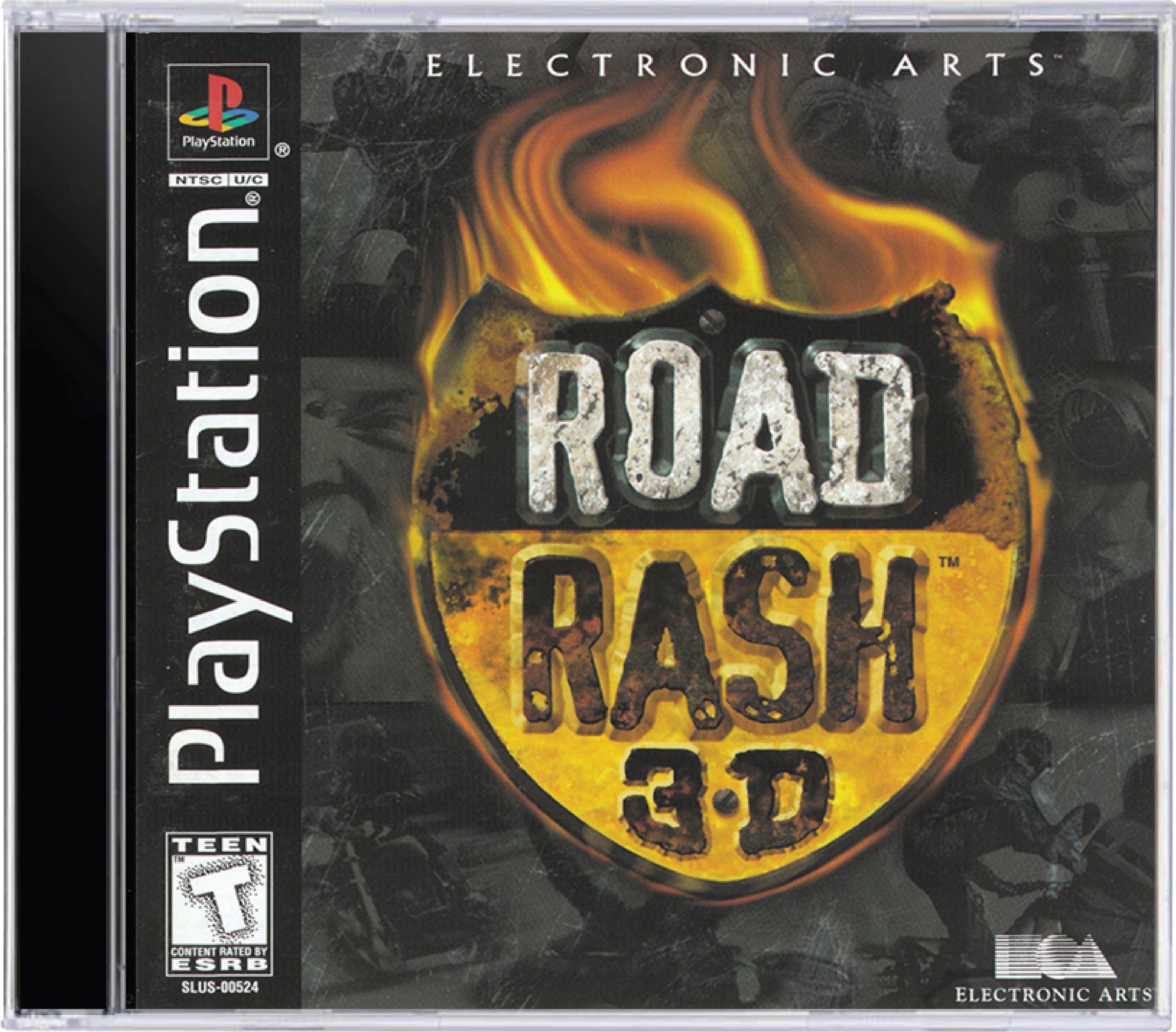 Road Rash 3D Cover Art and Product Photo