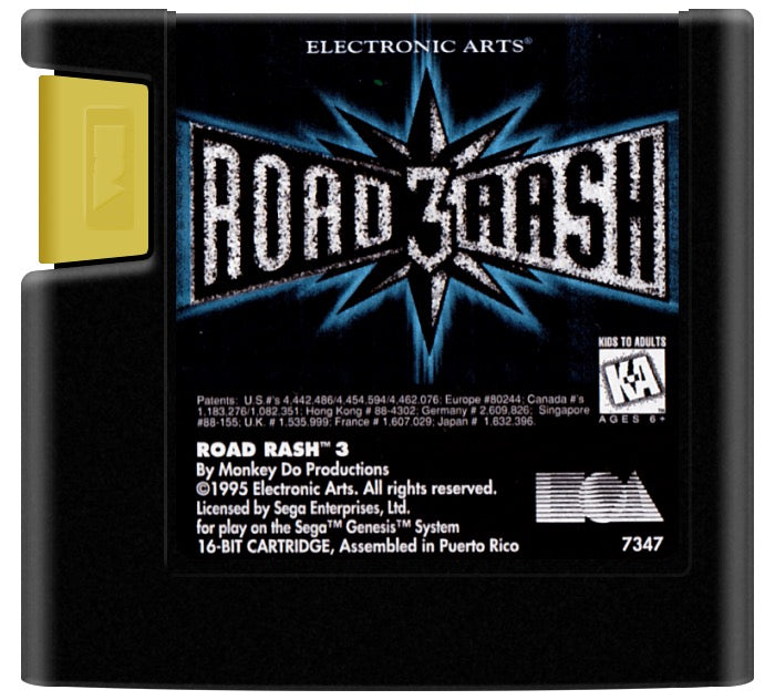 Road Rash III Cartridge