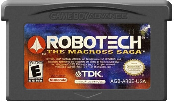 Robotech The Macross Saga Cartridge