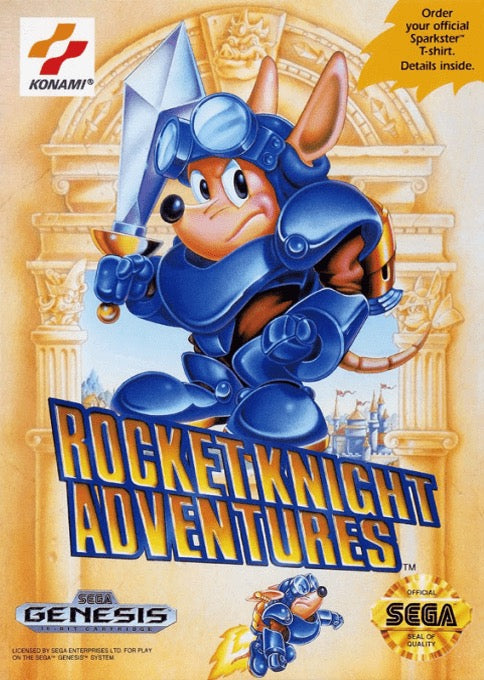Rocket Knight Adventures Cover Art