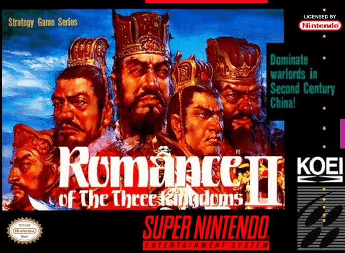 Romance of the Three Kingdoms II Cover Art