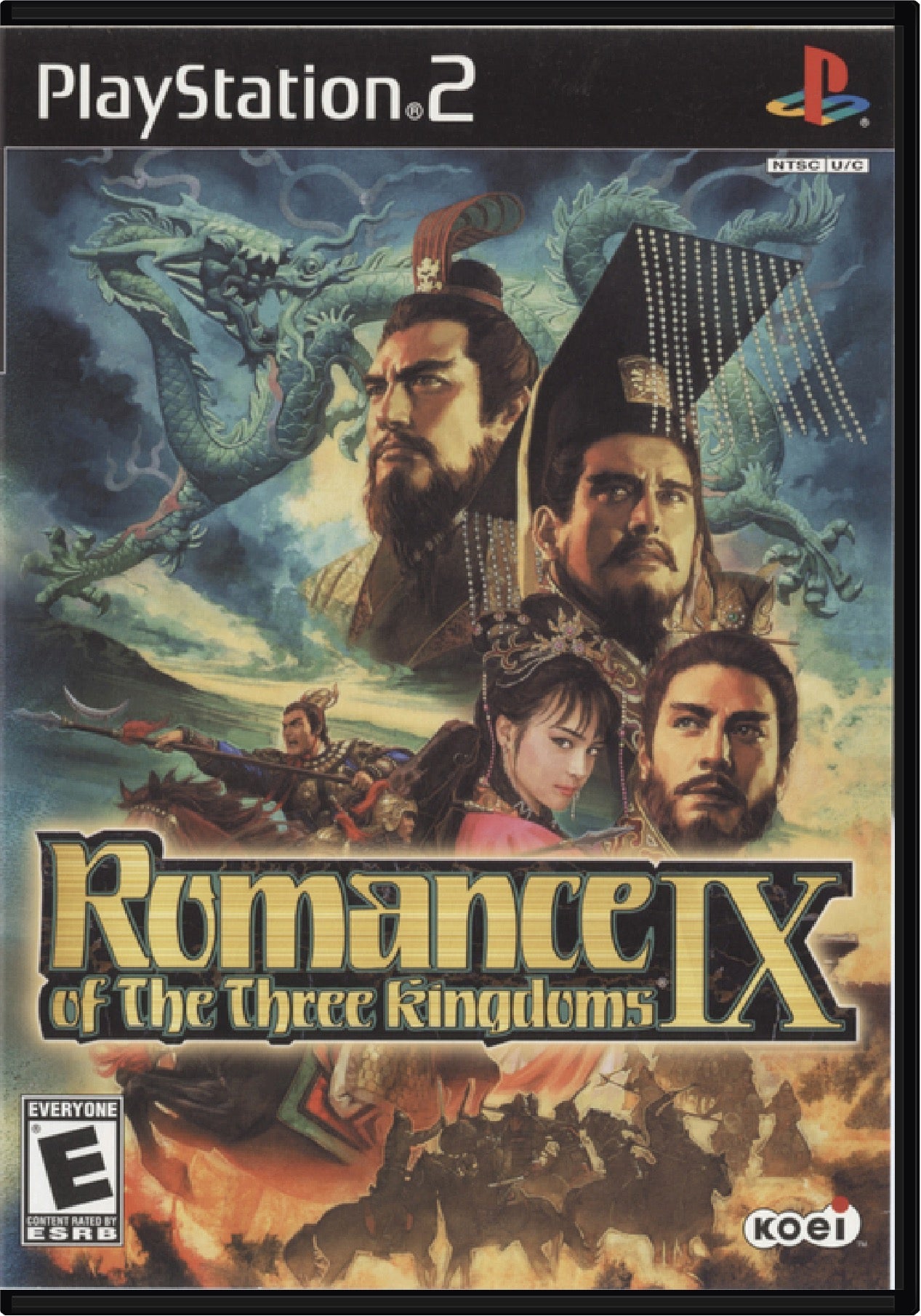 Romance of the Three Kingdoms IX Cover Art and Product Photo