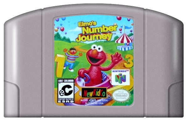 Sesame Street Elmo's Number Journey Cover Art and Product Photo