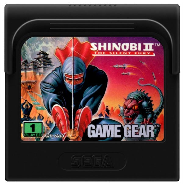 Shinobi II the Silent Fury Cartridge