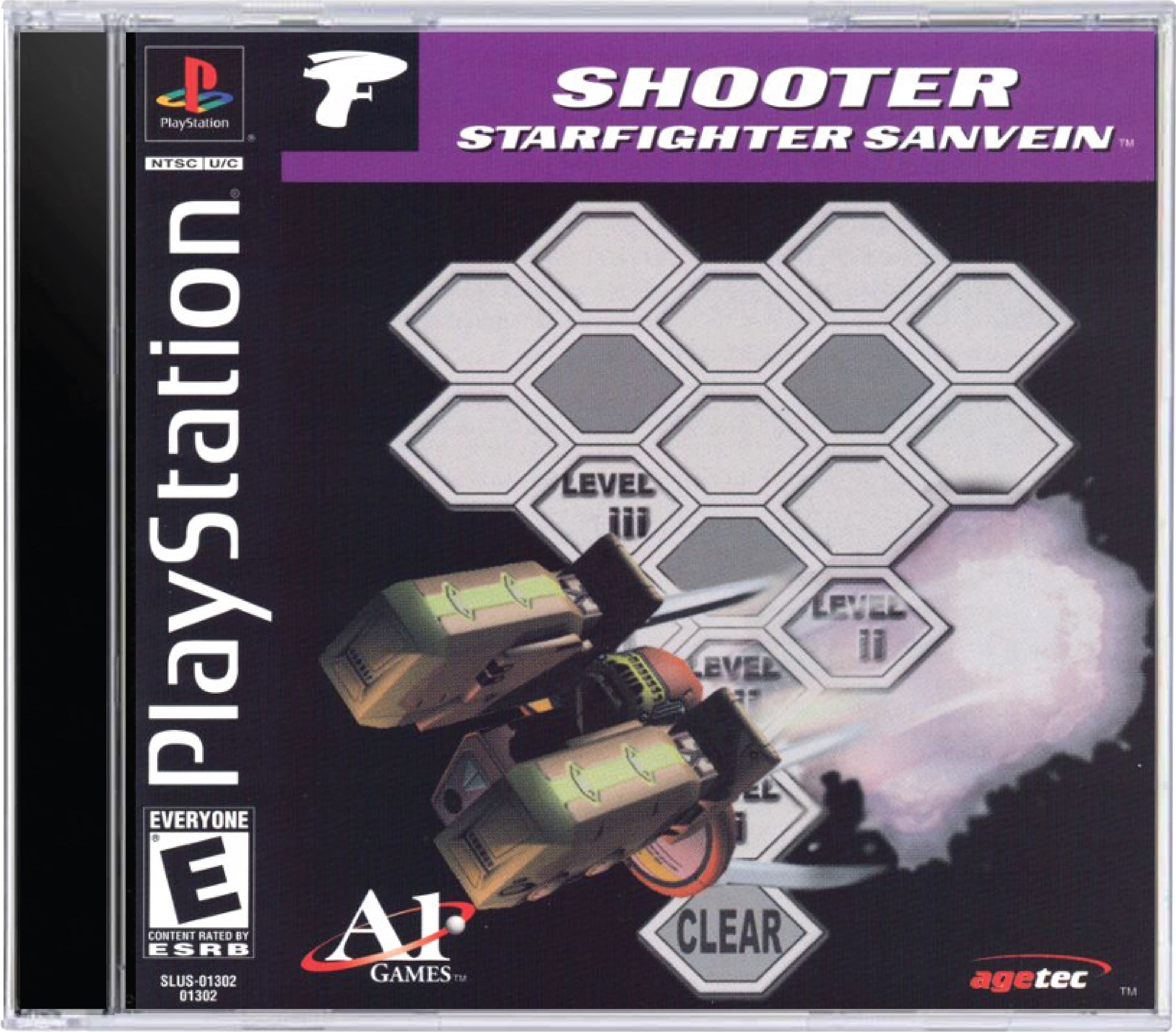 Shooter Starfighter Sanvein Cover Art and Product Photo