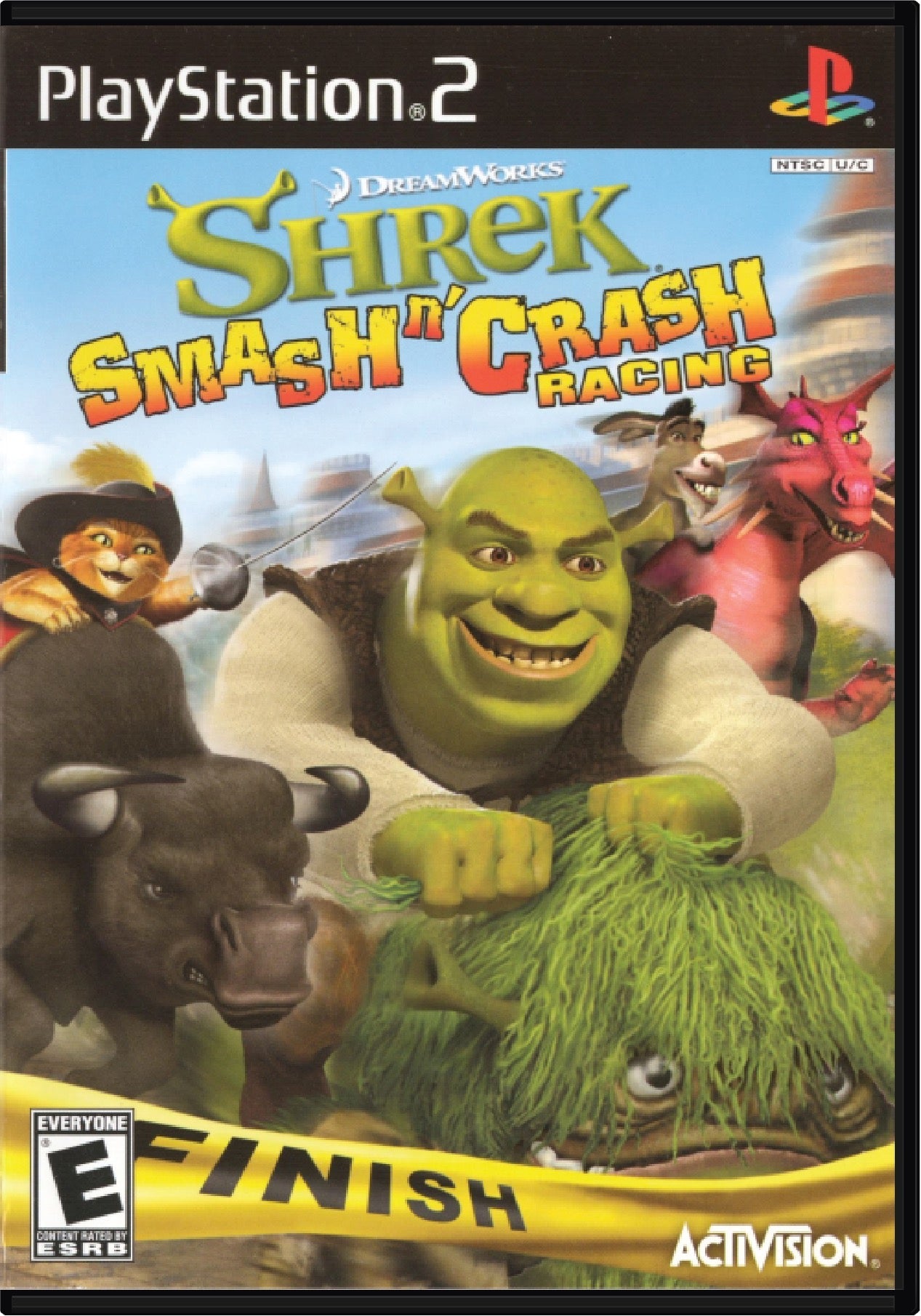 Shrek Smash and Crash Racing Cover Art and Product Photo