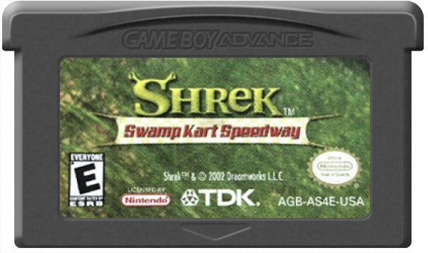 Shrek Swamp Kart Speedway Cartridge