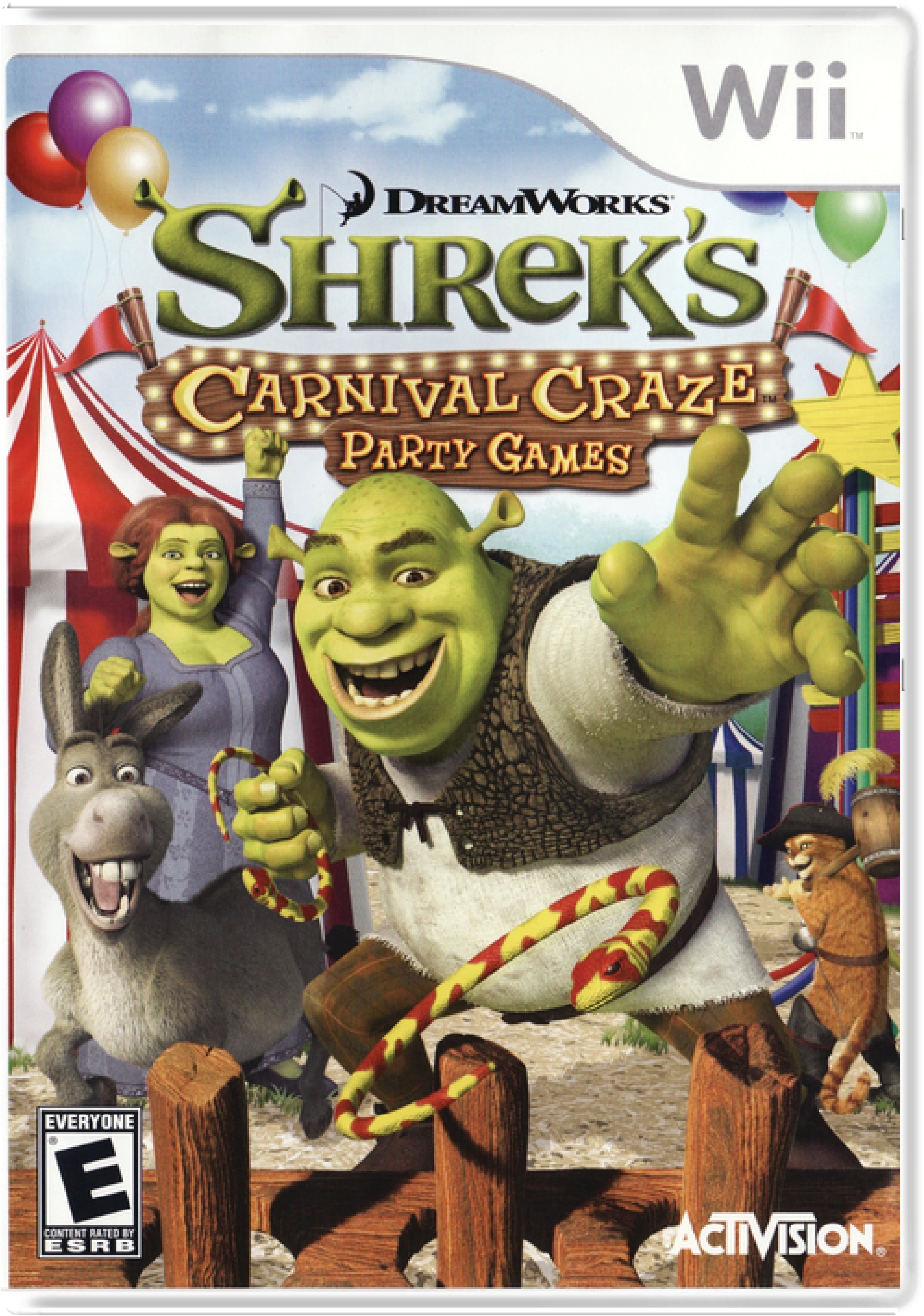 Shrek's Carnival Craze Cover Art