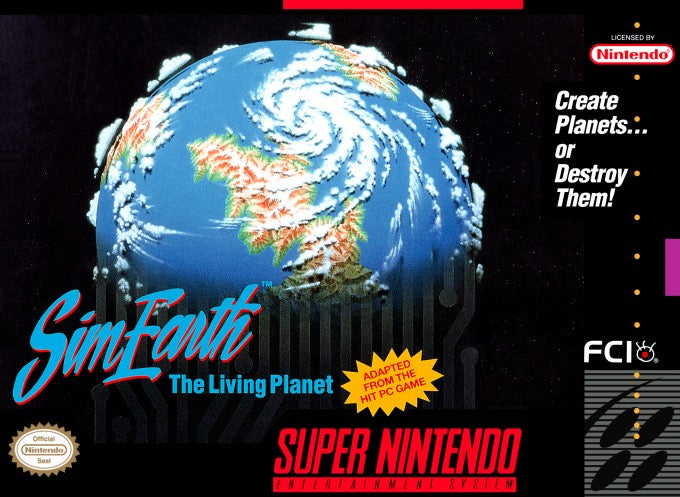 Sim Earth the Living Planet Cover Art