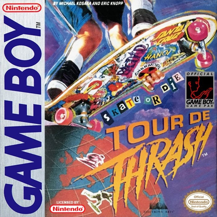 Skate or Die Tour de Thrash Cover Art