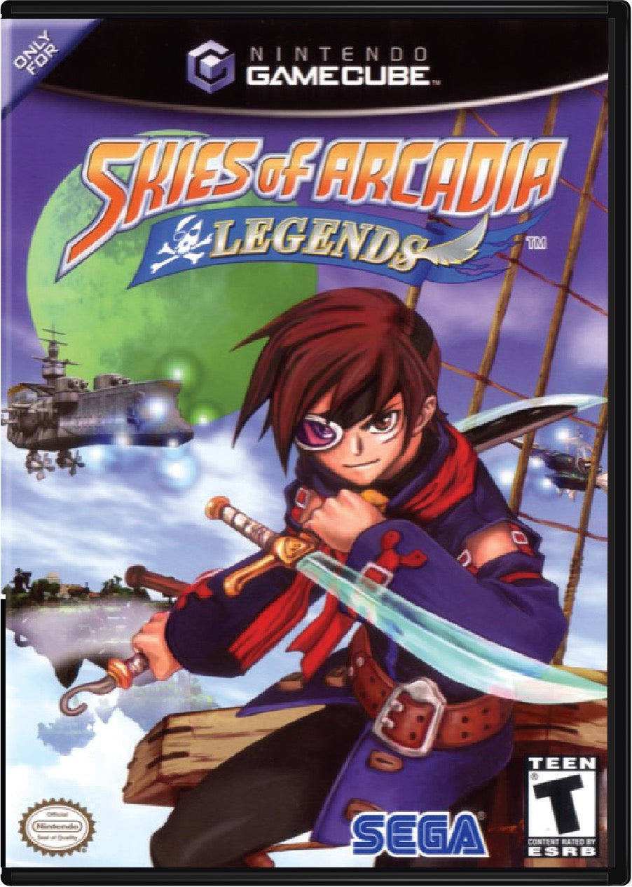 Skies of Arcadia Legends Cover Art and Product Photo