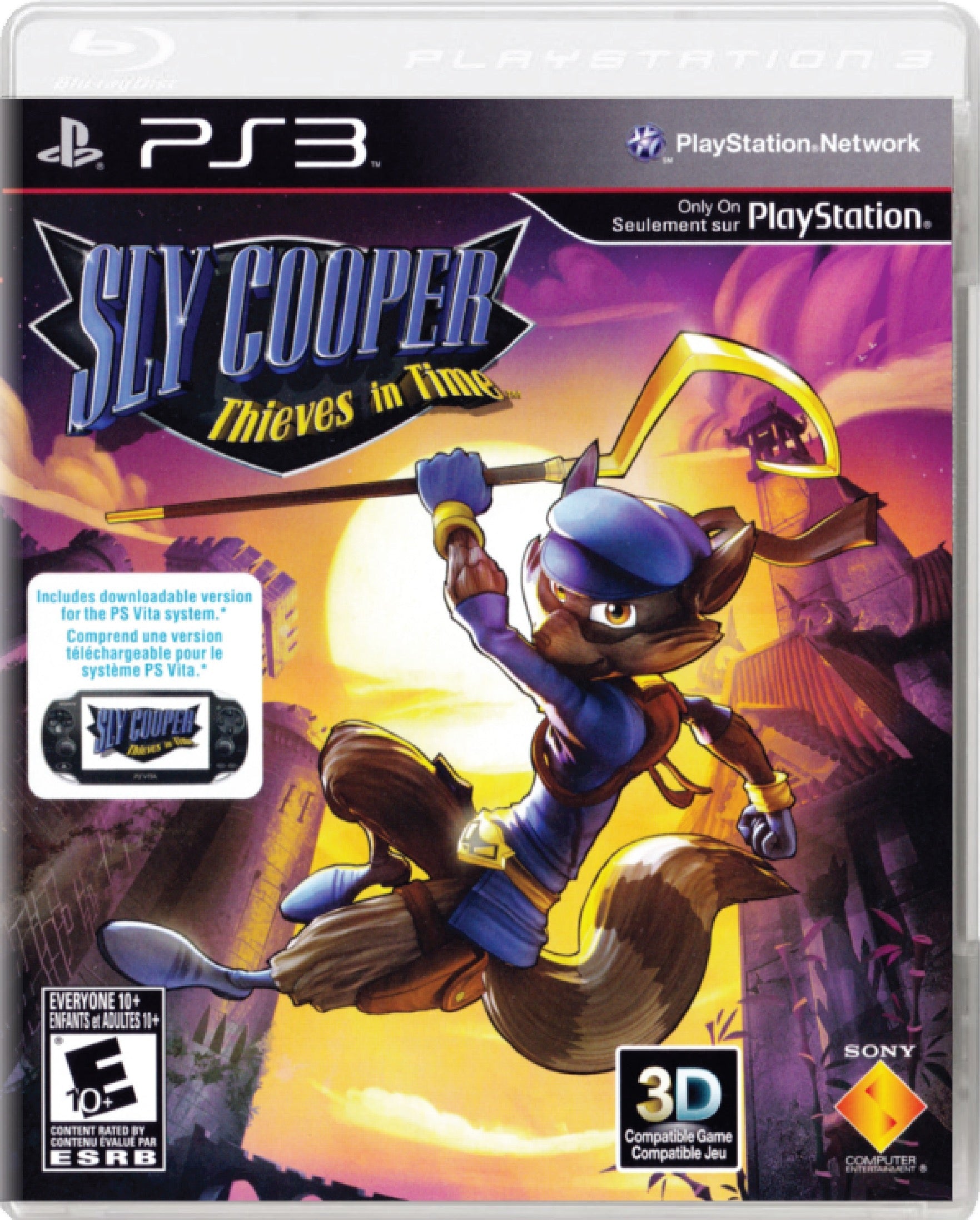 Sly Cooper Thieves In Time Cover Art