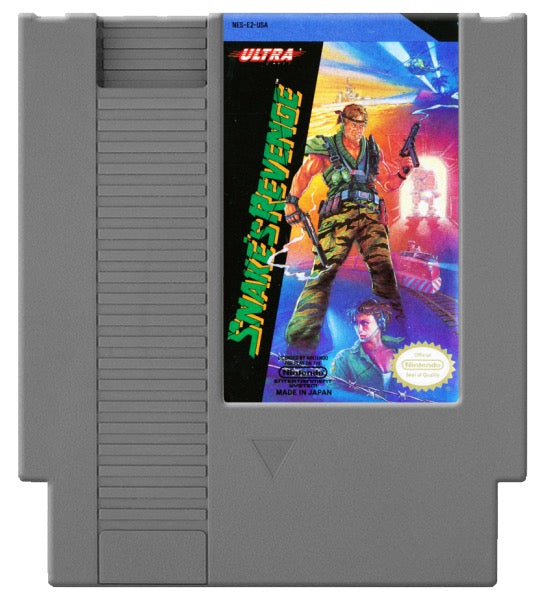 Snake's Revenge Cover Art and Product Photo