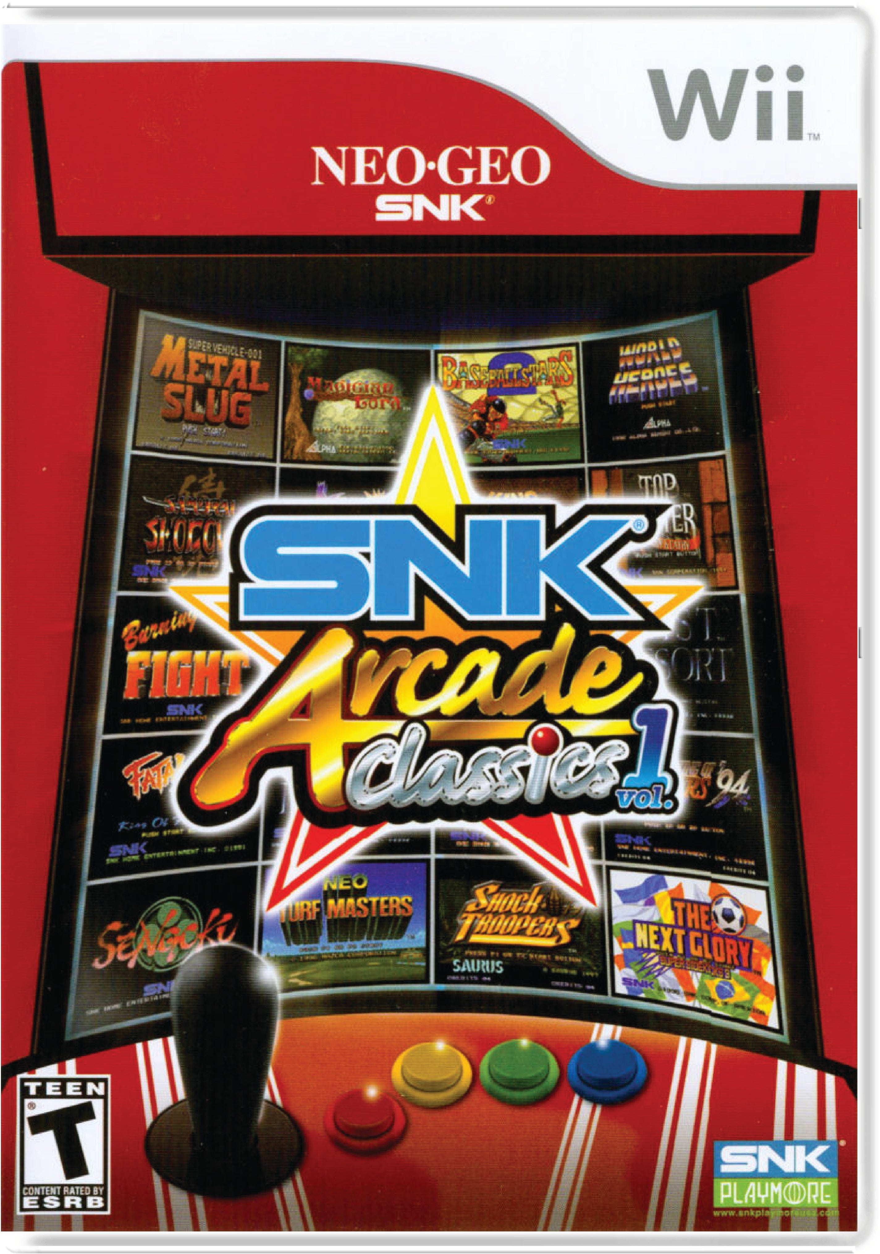 SNK Arcade Classics Volume 1 Cover Art