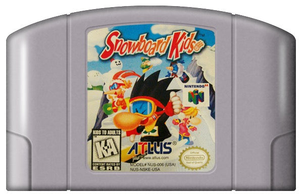 Snowboard Kids Cover Art and Product Photo