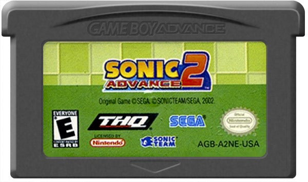 Sonic Advance 2 Cartridge