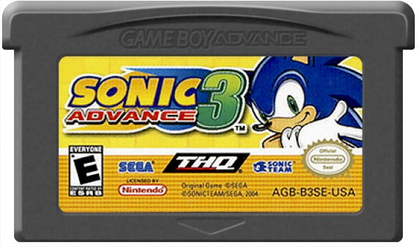 Sonic Advance 3 Cartridge