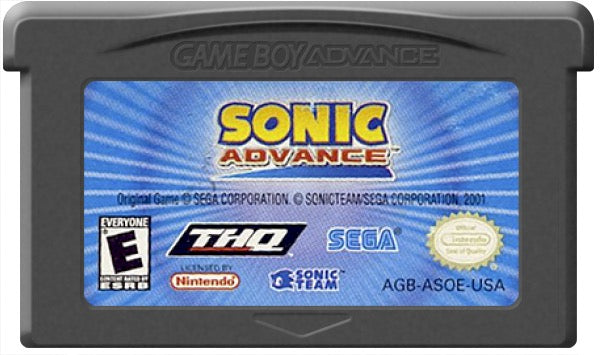 Sonic Advance Cartridge