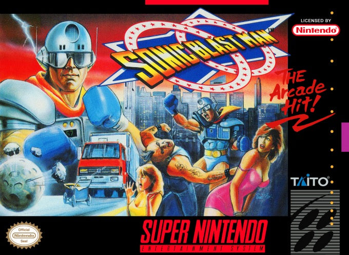 Sonic Blast Man Cover Art