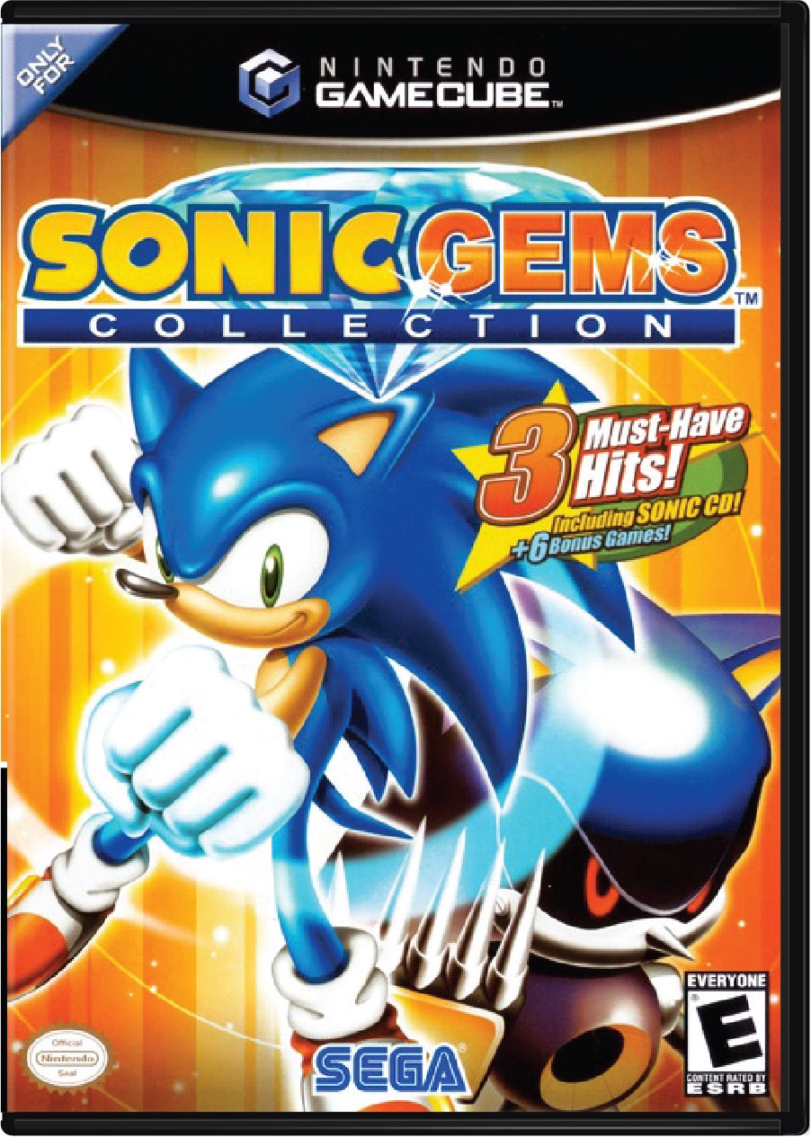 Sonic Gems Collection Cover Art and Product Photo