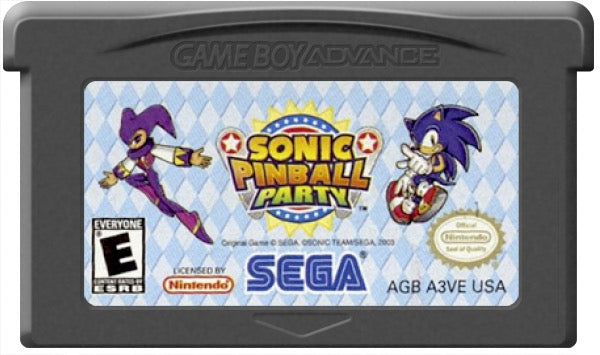 Sonic Pinball Party Cartridge