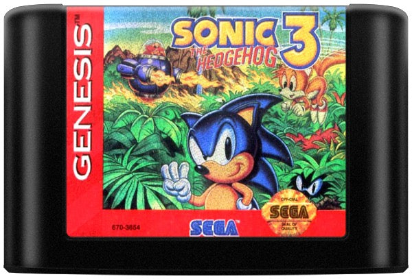 Sonic the Hedgehog 3 Cartridge