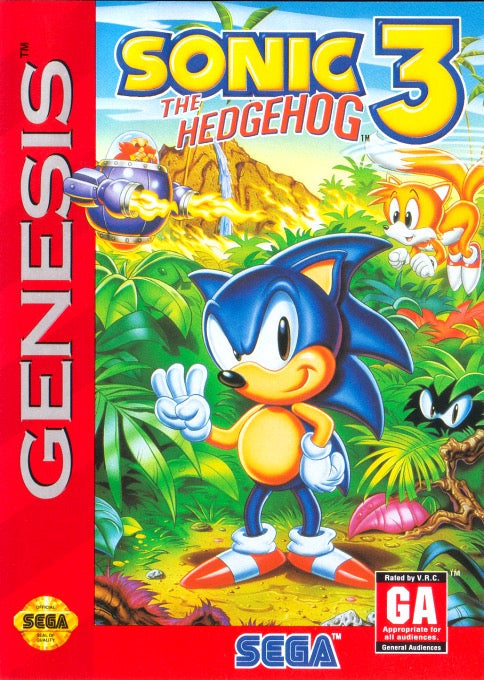 Sonic the Hedgehog 3 Cover Art