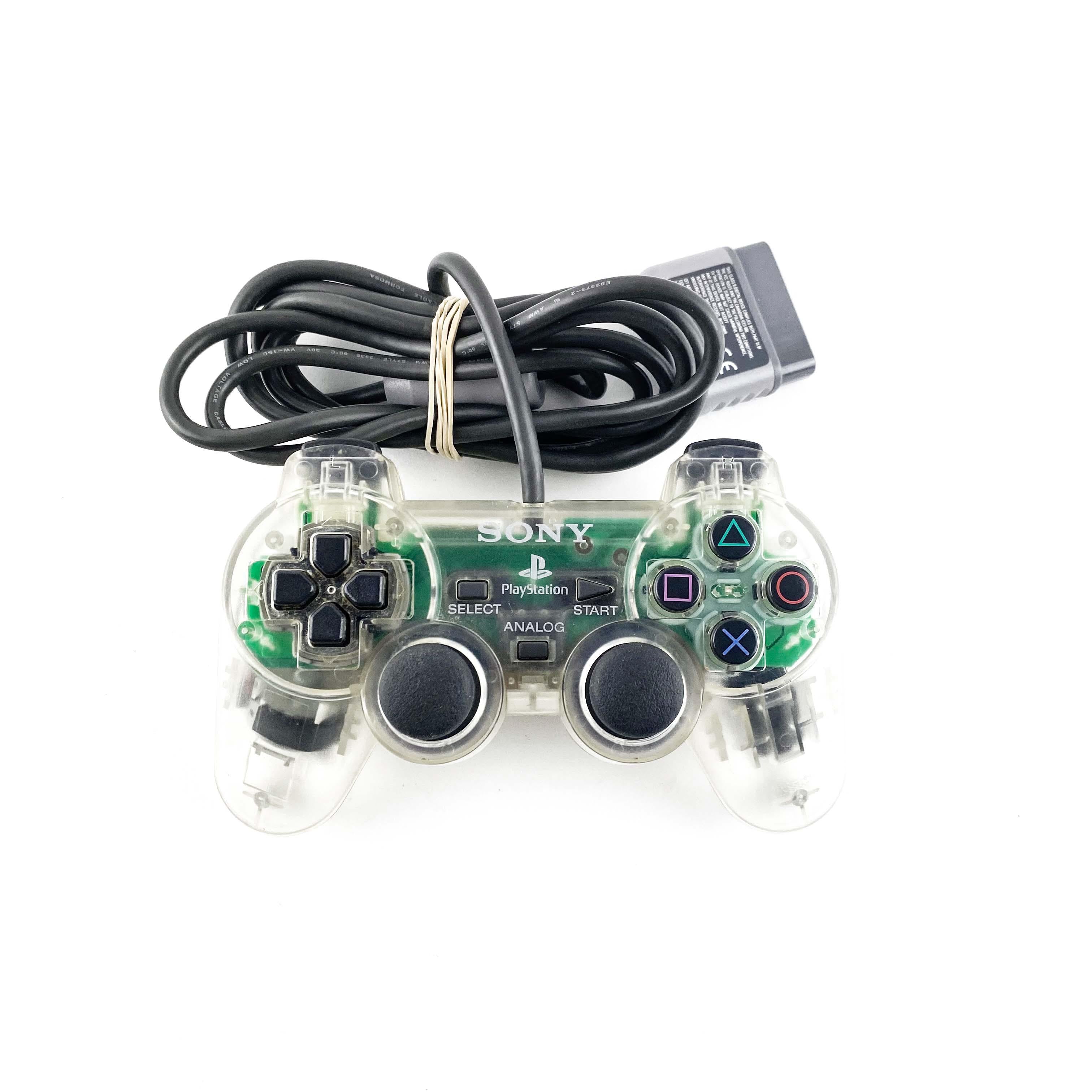 Sony PlayStation 1 PS1 Transparent Clear Controller (SCPH-1200)