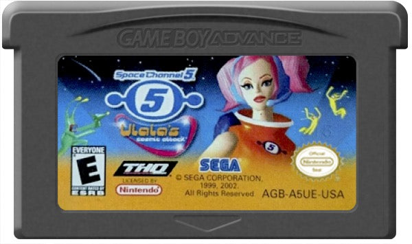 Space Channel 5 Ulalas Cosmic Attack Cartridge
