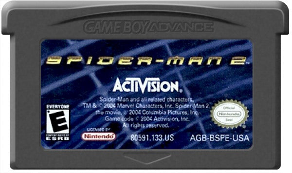 Spider-Man 2 Cartridge