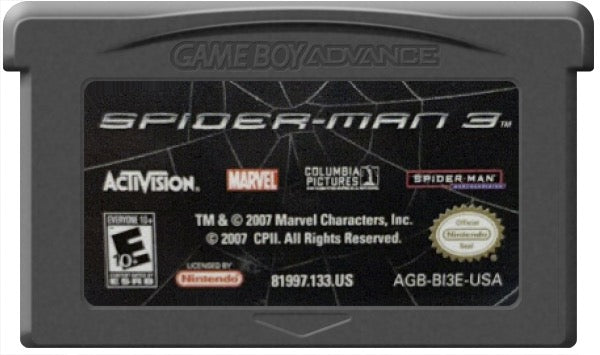 Spider-Man 3 Cartridge
