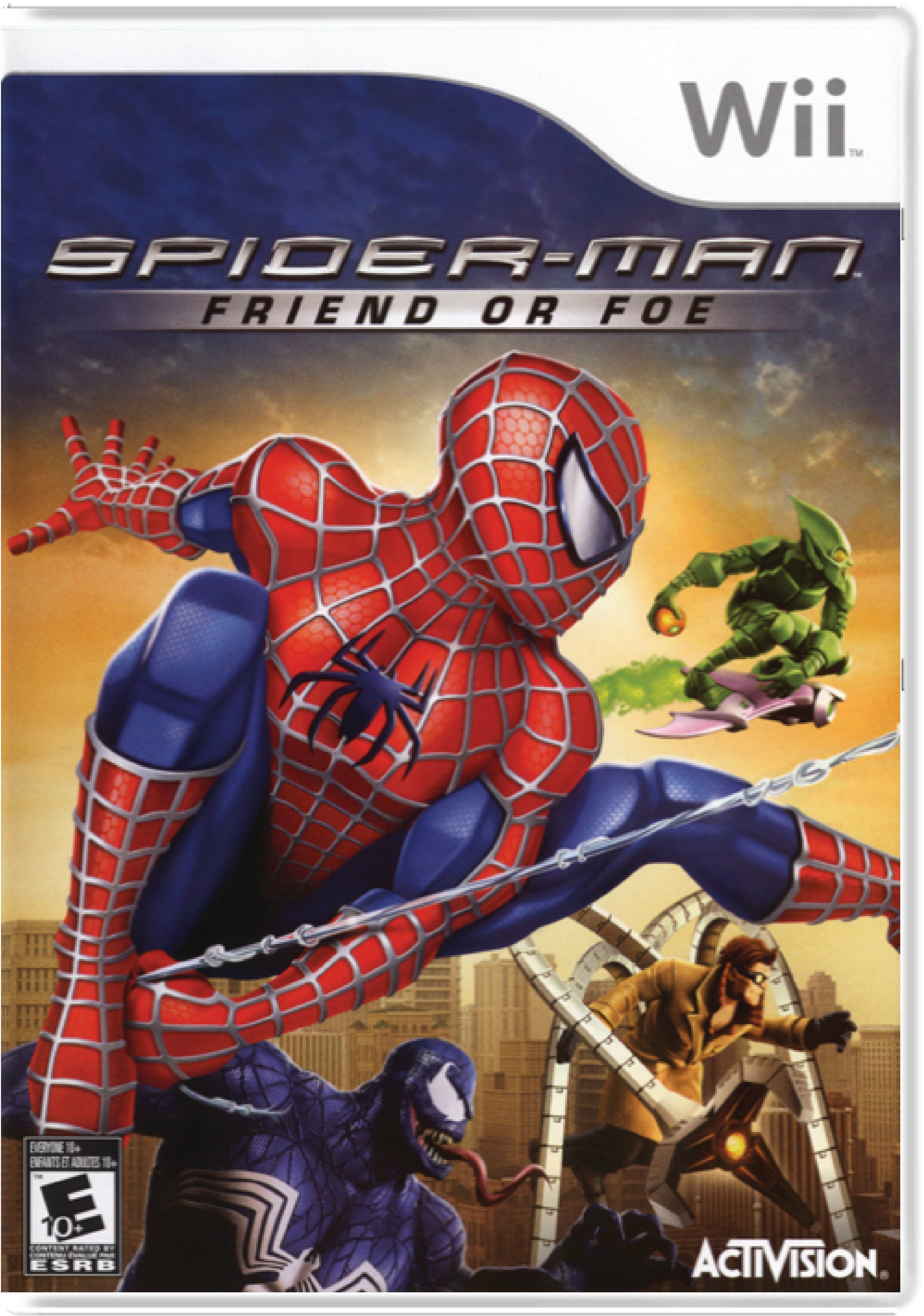 Spider-Man Friend or Foe Cover Art