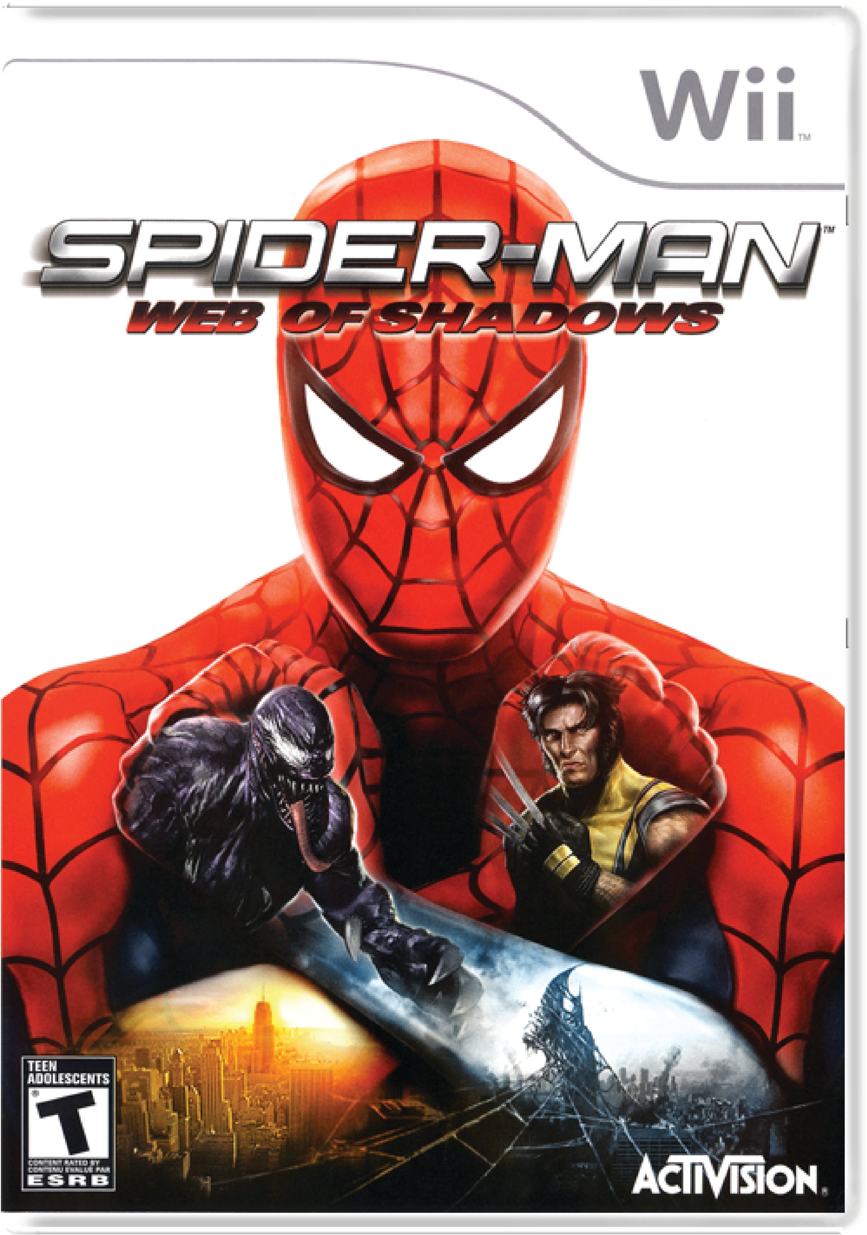 Spider-Man Web of Shadows Cover Art