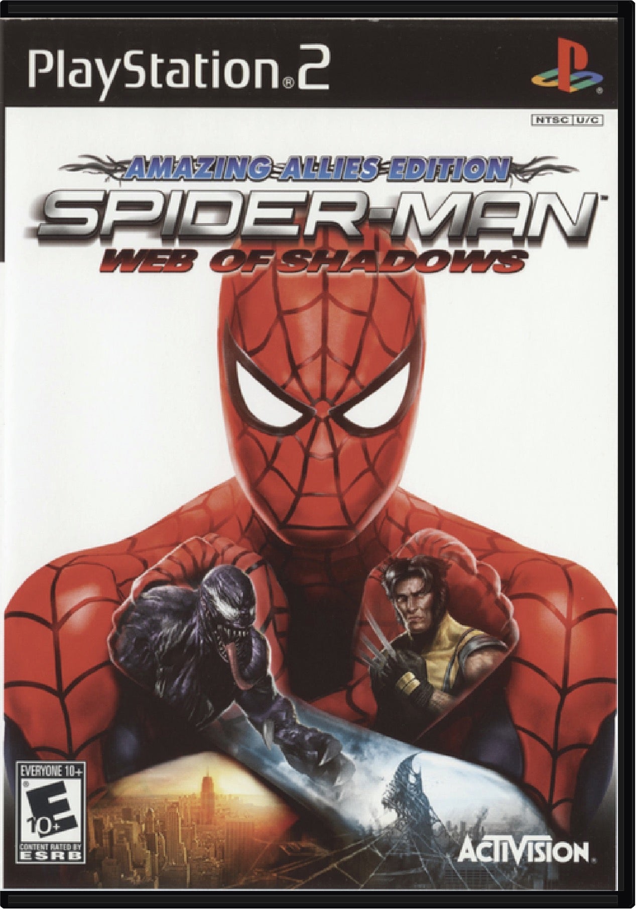 Spider-man Web of Shadows Cover Art and Product Photo