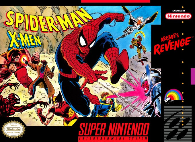 Spider-Man X-Men Arcade's Revenge Cover Art