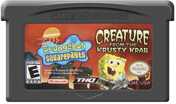 SpongeBob SquarePants Creature from Krusty Krab Cartridge
