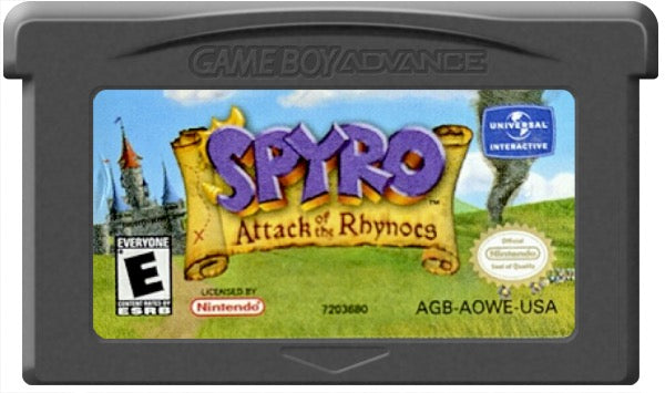 Spyro Attack of the Rhynocs Cartridge