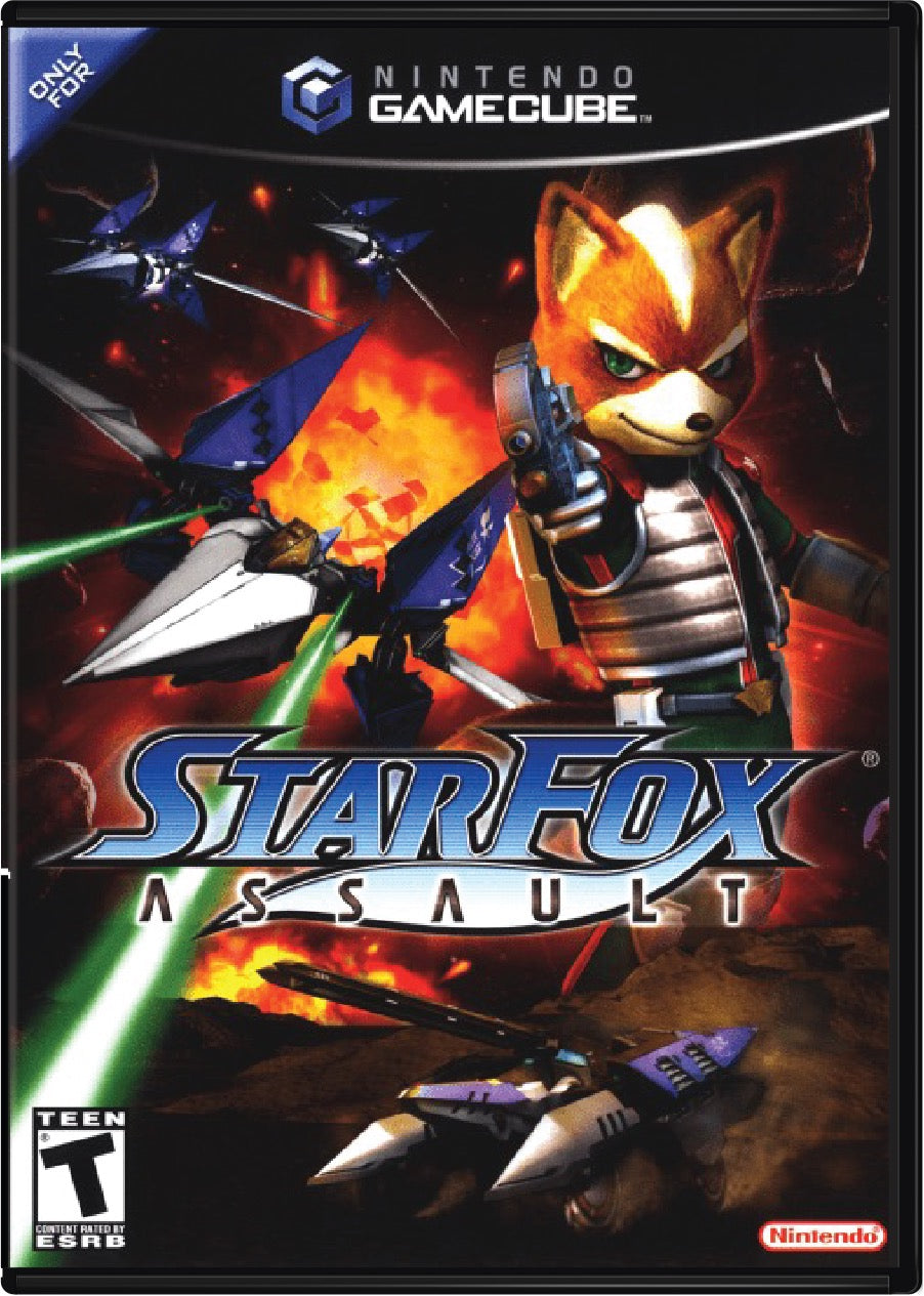 Star Fox Assault Cover Art and Product Photo