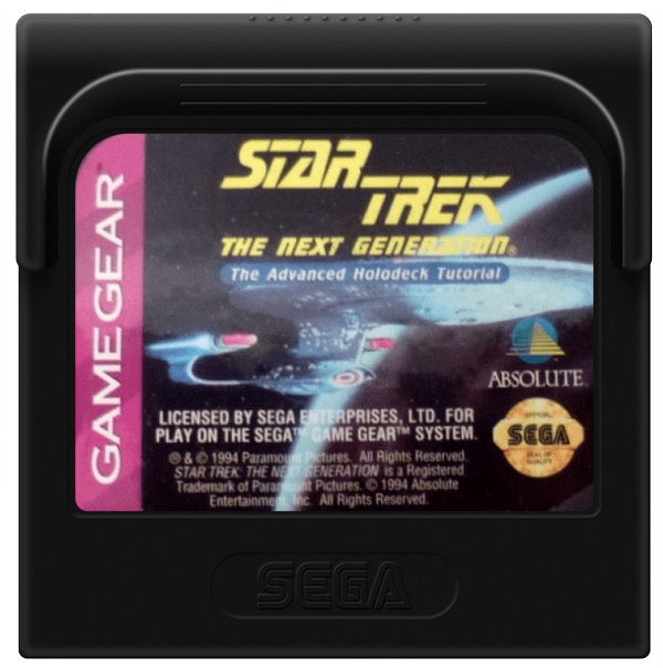 Star Trek the Next Generation Advanced Holodeck Tutorial Cartridge