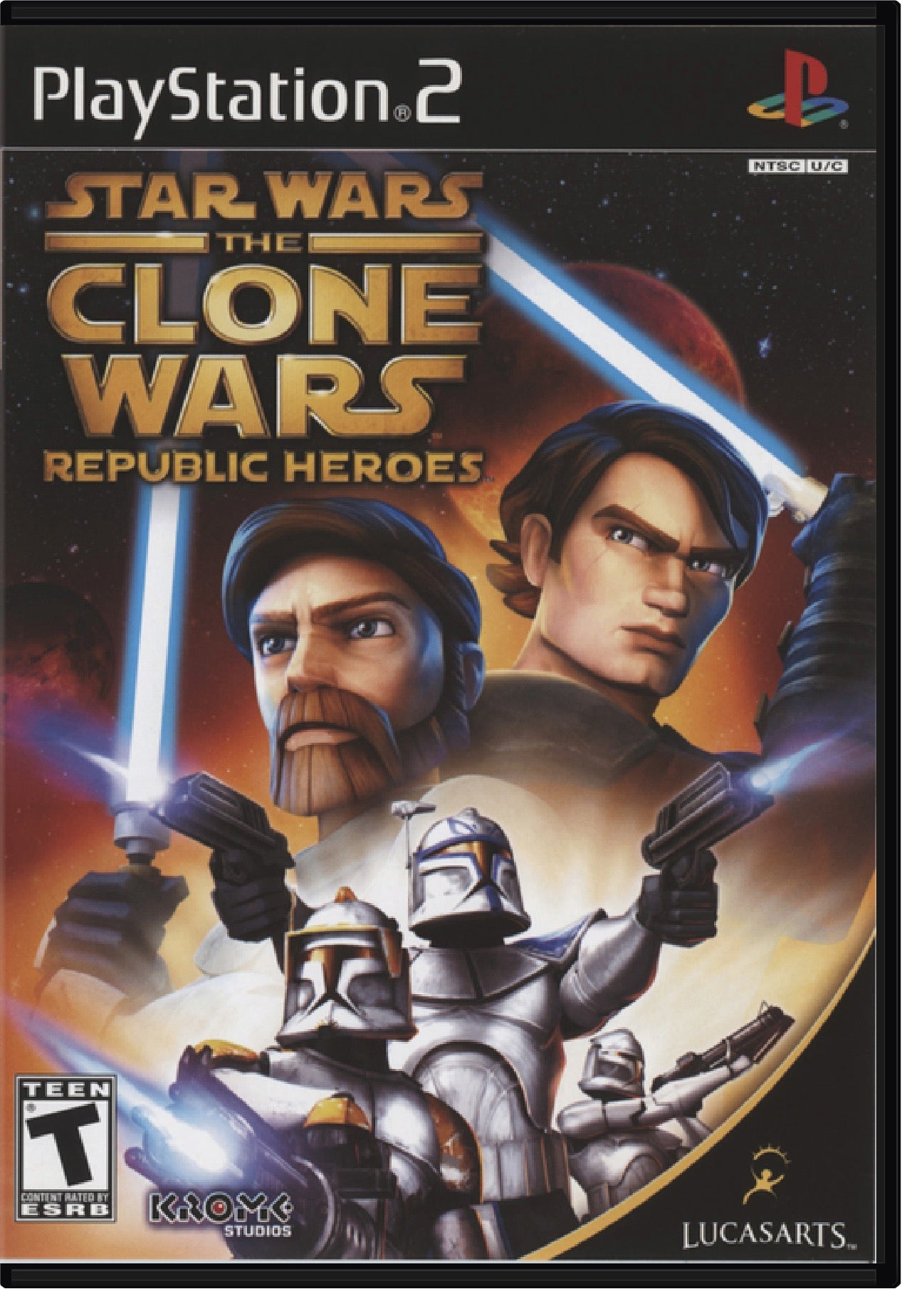 Star Wars Clone Wars Republic Heroes Cover Art and Product Photo